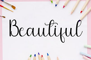 Beautiful Samantha, a Handwritten Font by FreshTypeINK (Thumbnail 2 of 8)