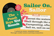 Carolinade - Retro 70s Font, a Font by Spencer & Sons Co. (Thumbnail 5 of 10)
