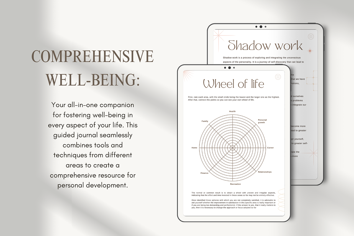 Wellness Journal | Digital Printable, a Templates & Theme by Enchanted Visions Shop (Photo 4 of 7)