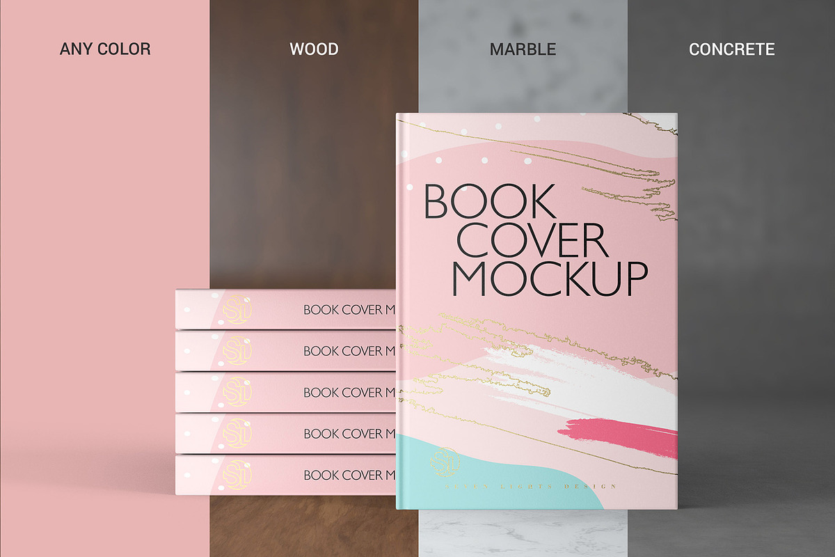 Book Cover Mockup #3, a Books & Magazine Mockup by Seven Lights (Photo 4 of 4)