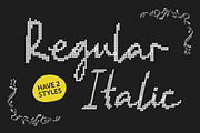 CS Alyaka Disco, a Script Font by Craft Supply Co. (Thumbnail 3 of 8)