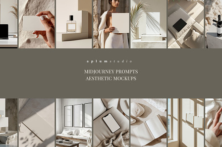 Prompts Midjourney Aesthetic Mockups
