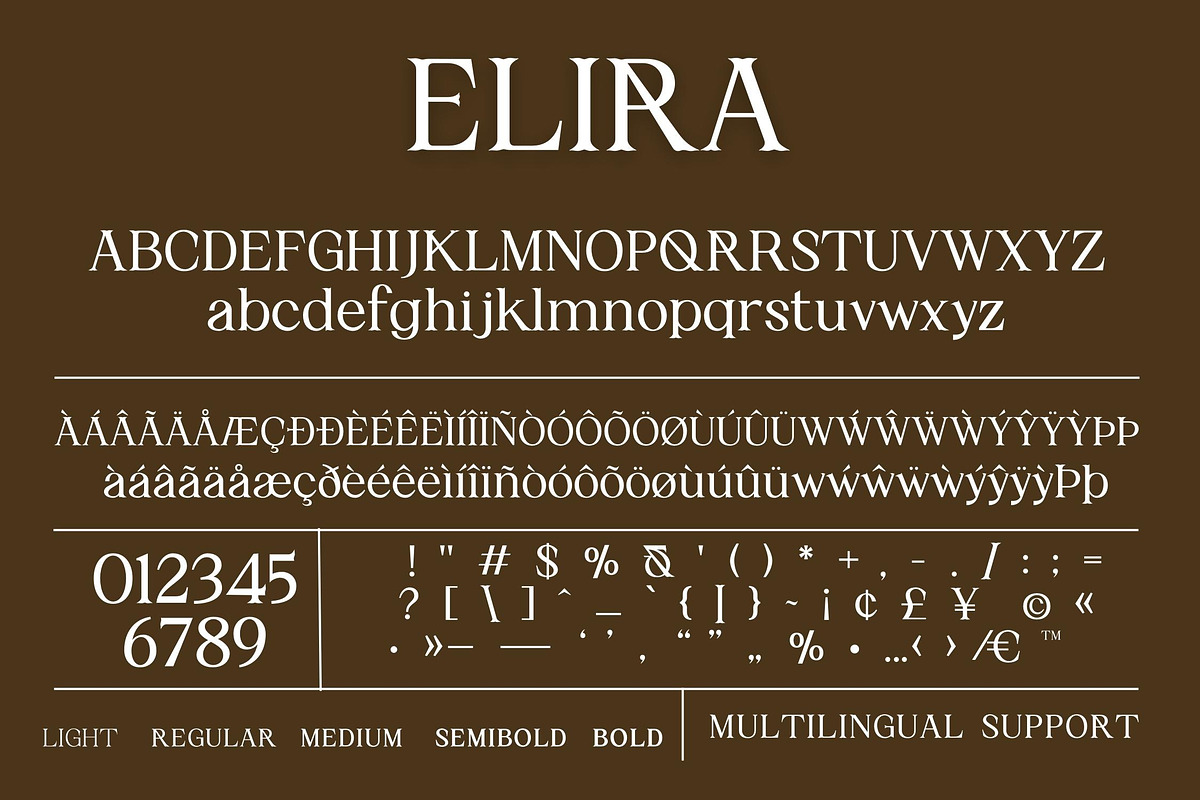 ELIRA | Modern Elegant Serif, a Serif Font by The Gelato Type (Photo 12 of 12)