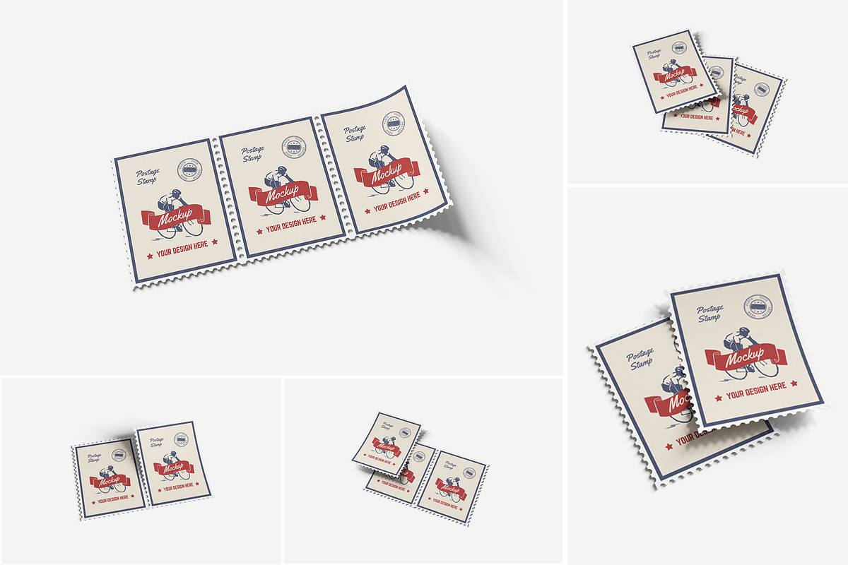 Postage Stamp Mockup, a Product Mockup by Indah (Photo 1 of 6)