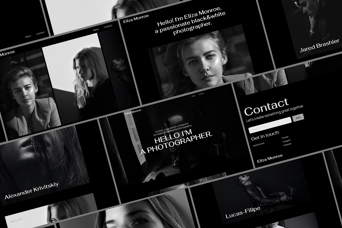 Photographer's Portfolio Framer, a Websites & App Template by DmitriyBuzhdelyov (Photo 2 of 7)