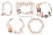 Watercolor Vintage Aesthetic, a Decorative Illustration by MayaNavits (Thumbnail 4 of 15)