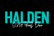 Halden - Hand Brushed SVG Font Duo, a Sans Serif Font by Surplus Type Co (Thumbnail 1 of 12)