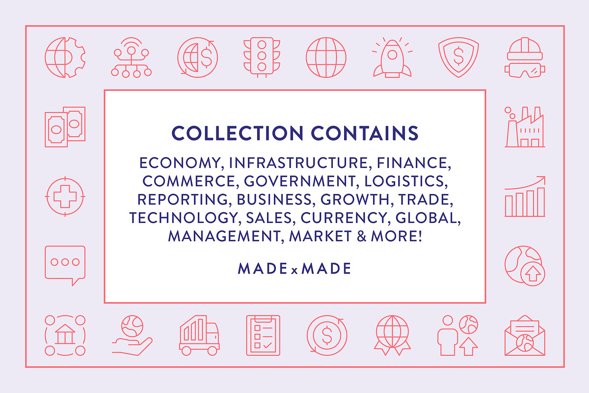 Economy Line Icons, an Outline Icon by Made by Made (Photo 2 of 7)