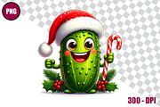 Christmas Pickles Clipart Bundle, a Decorative Illustration by taramija (Thumbnail 20 of 26)