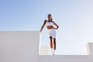 Female athlete outdoors, a Sports & Recreation Photo by Artem Varnitsin