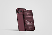 iPhone 18 Pro PSD Mockup, an iPhone Mockup by getproject (Thumbnail 3 of 6)