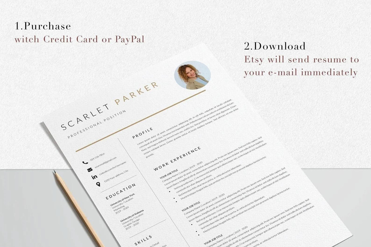 Resume Template Creative, a Resume Template by LucaTheme (Photo 9 of 10)
