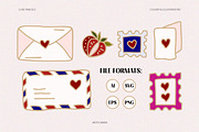 LOVE PARCELS Romantic Illustrations, an Object Graphic by Artflorara (Thumbnail 8 of 13)
