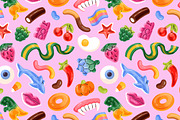 Sweet jellies, gummy candies set, a Food Illustration by PaperTrident (Thumbnail 5 of 7)