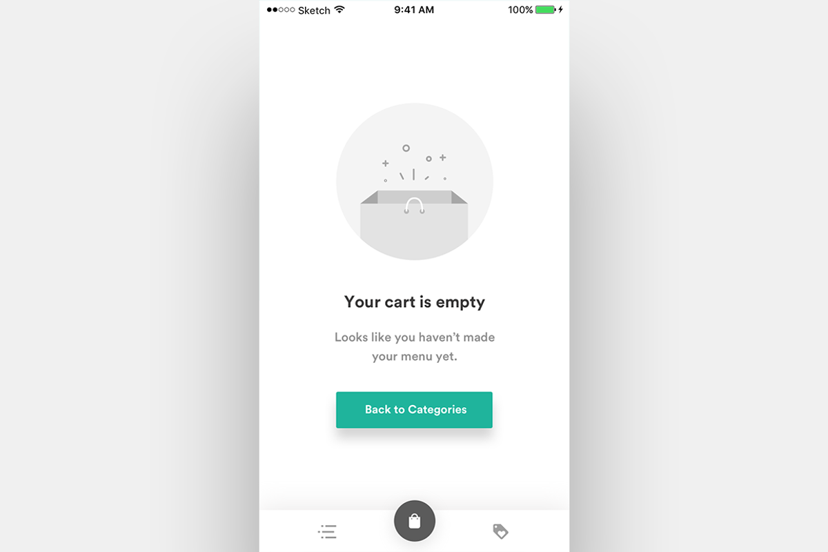 Complete iOS ui kit for delivery app, an UI Kit Template by Divanraj (Photo 14 of 29)