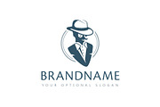 Gentleman Fashion Custom Logo, a Branding & Logo Template by ARTE MIGUEL (Thumbnail 1 of 3)