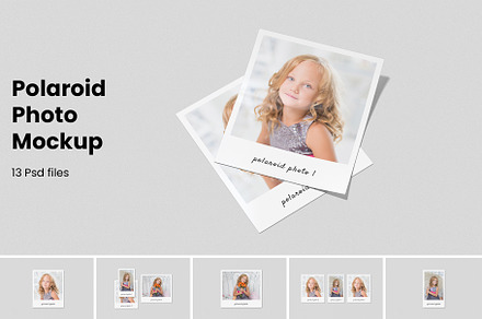 Polaroid Photo Mockup - Mood Board