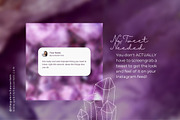 Amethyst | Witchy Social Templates, a Social Media Template by Gabrielle Scarlett Design (Thumbnail 6 of 7)