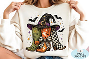 Halloween Cowboy Boots PNG, a Seasonal Illustration by Daily.Designs (Thumbnail 2 of 5)