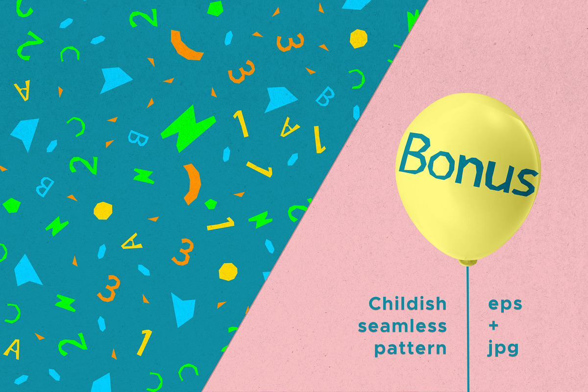 Cut It! Playful & cute cutout font, a Serif Font by Begin Again (Photo 7 of 8)