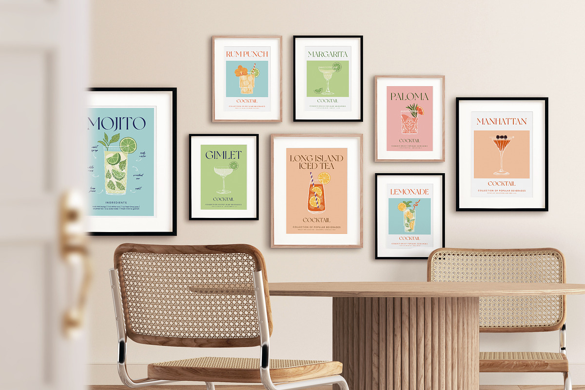 Cocktail Prints Posters, an Object Graphic by iStar Design (Photo 3 of 14)