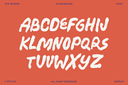 Mosive Quirky Display Typeface, a Handwritten Font by Sitintahitam (Thumbnail 3 of 9)