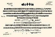 Dottie - A hand-lettered font, a Font by Studio Funshop by Kelli (Thumbnail 10 of 11)