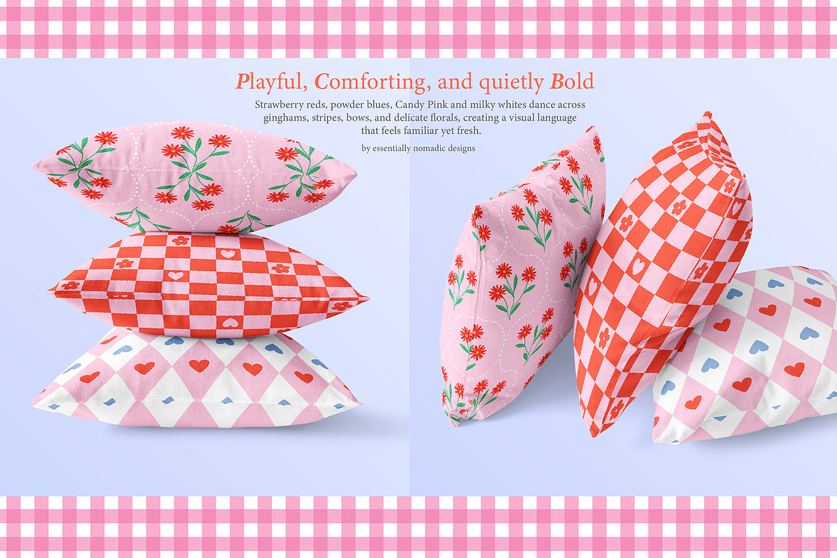 Pretty In Pink | Seamless Patterns, a Pattern Graphic by Essentially Nomadic (Photo 7 of 13)