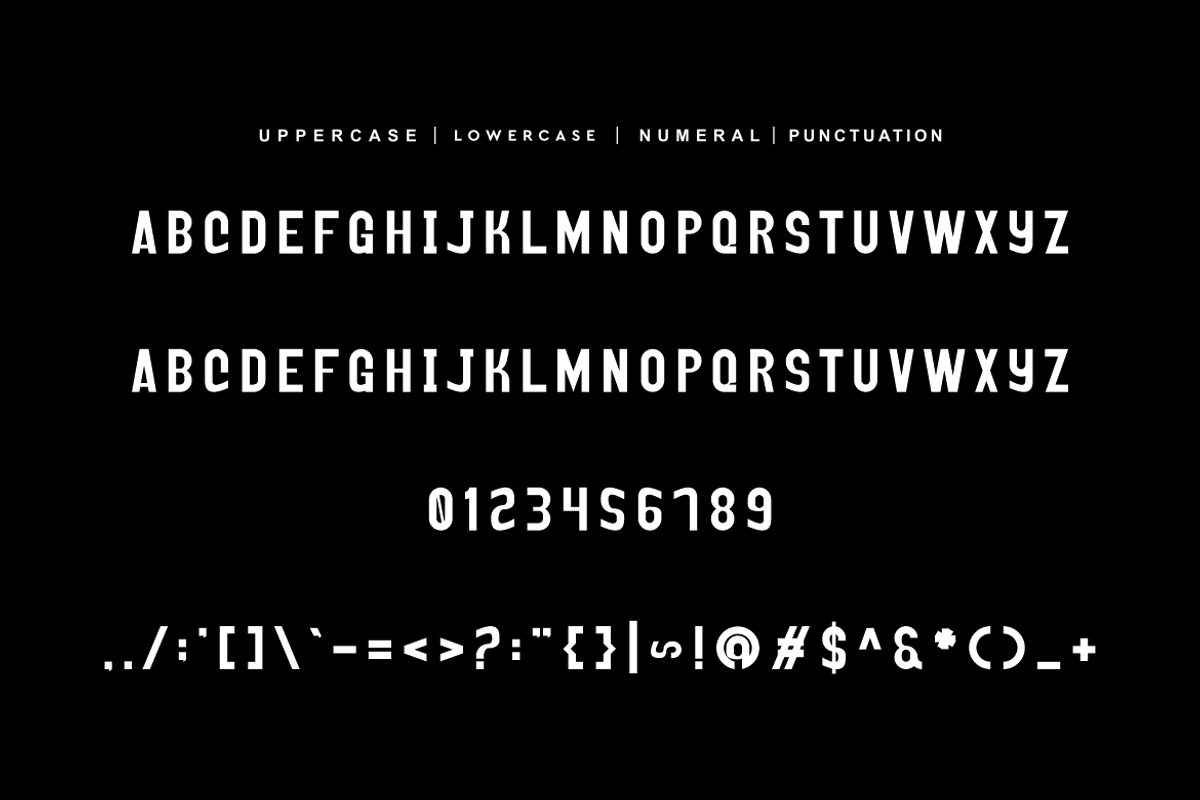 Charoney - Modern Sans Font, a Sans Serif Font by QR Design Studio (Photo 5 of 6)