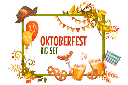 Oktoberfest banner set