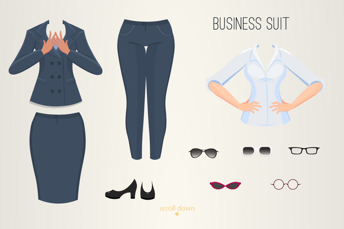 Character portrait creator (PSD), a Person Illustration by Mandarinkas art (Photo 7 of 8)