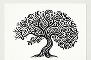 Elegant dream tree silhouette design, a Healthcare Illustration by Amazin_art (Thumbnail 4 of 49)