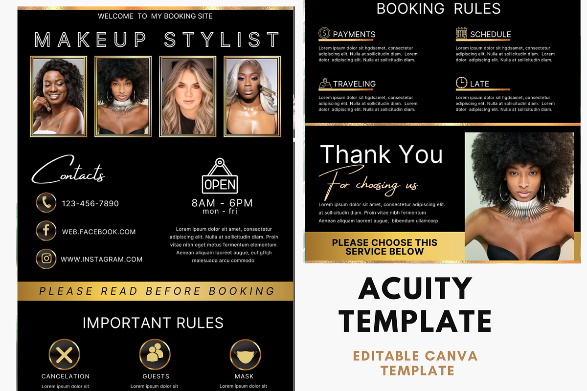Acuity Scheduling Template, a Templates & Theme by TimCanvaTemplate (Photo 4 of 5)