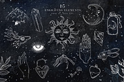 Lunare. Mysterious Graphic Set, an Animal Illustration by Muse Artist (Thumbnail 2 of 16)