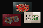 Enamel Pin Text Effects, a Layer Style Add-On by Matsero (Thumbnail 2 of 4)
