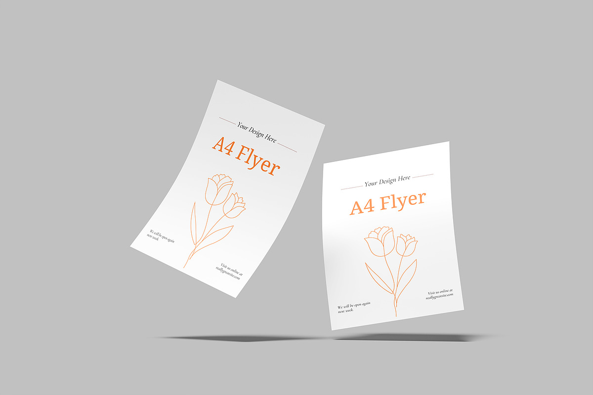 Premium Flyer Mockup, a Flyer Template by rizalamora (Photo 9 of 10)