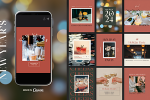 Canva Instagram Kit Holiday