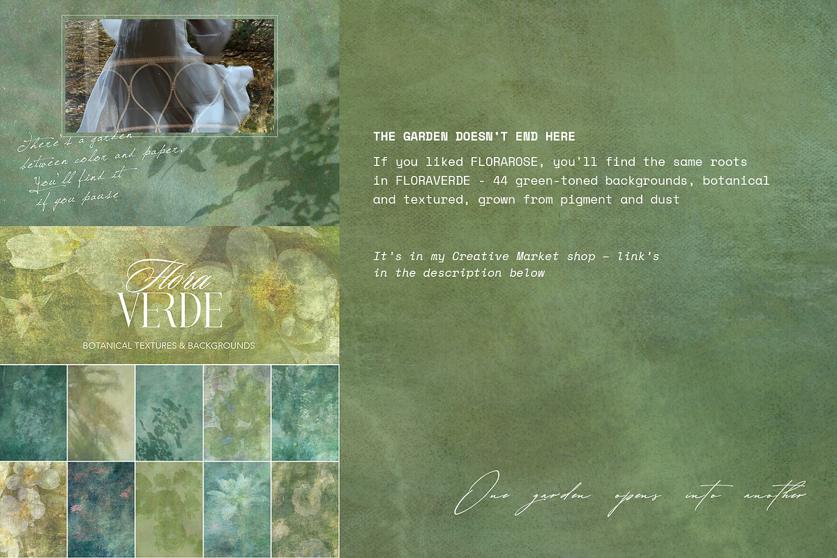 FloraRose: Botanical Backgrounds, a Background Graphic by alonahaidash (Photo 12 of 12)