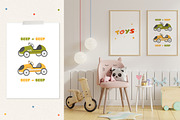 Vintage Toys Clipart & Patterns, an Illustration by JT_Design_Art (Thumbnail 7 of 10)