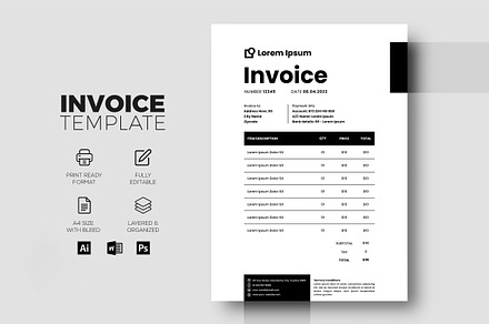 Invoice Template Layout