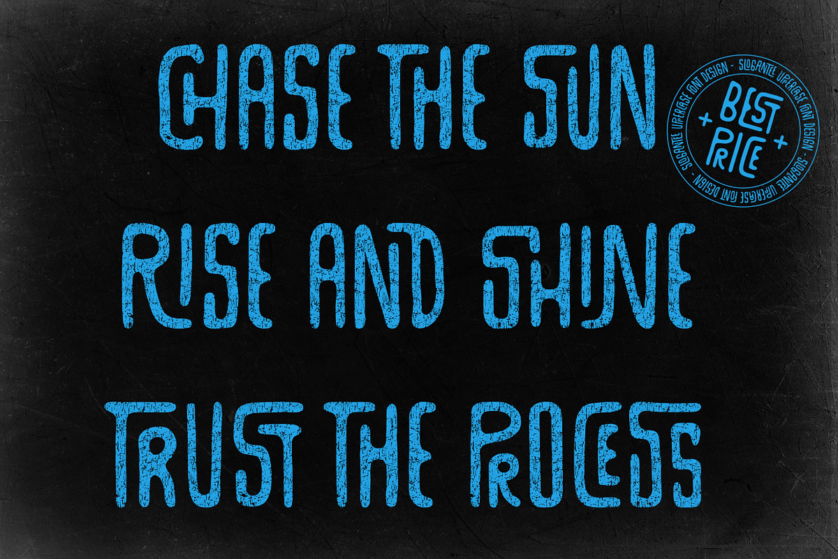 SloganTee Cracked Uppercase font, a Font by akropol (Photo 2 of 6)
