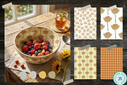 Boho Floral Geometric Pattern Set, a Pattern Graphic by Traveling Designer (Thumbnail 2 of 8)