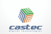 Castec Technologies Logo Design, a Branding & Logo Template by free2fonts (Thumbnail 3 of 5)