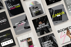 Luxury Social Media Templates CANVA, a Social Media Template by Design Driven Media