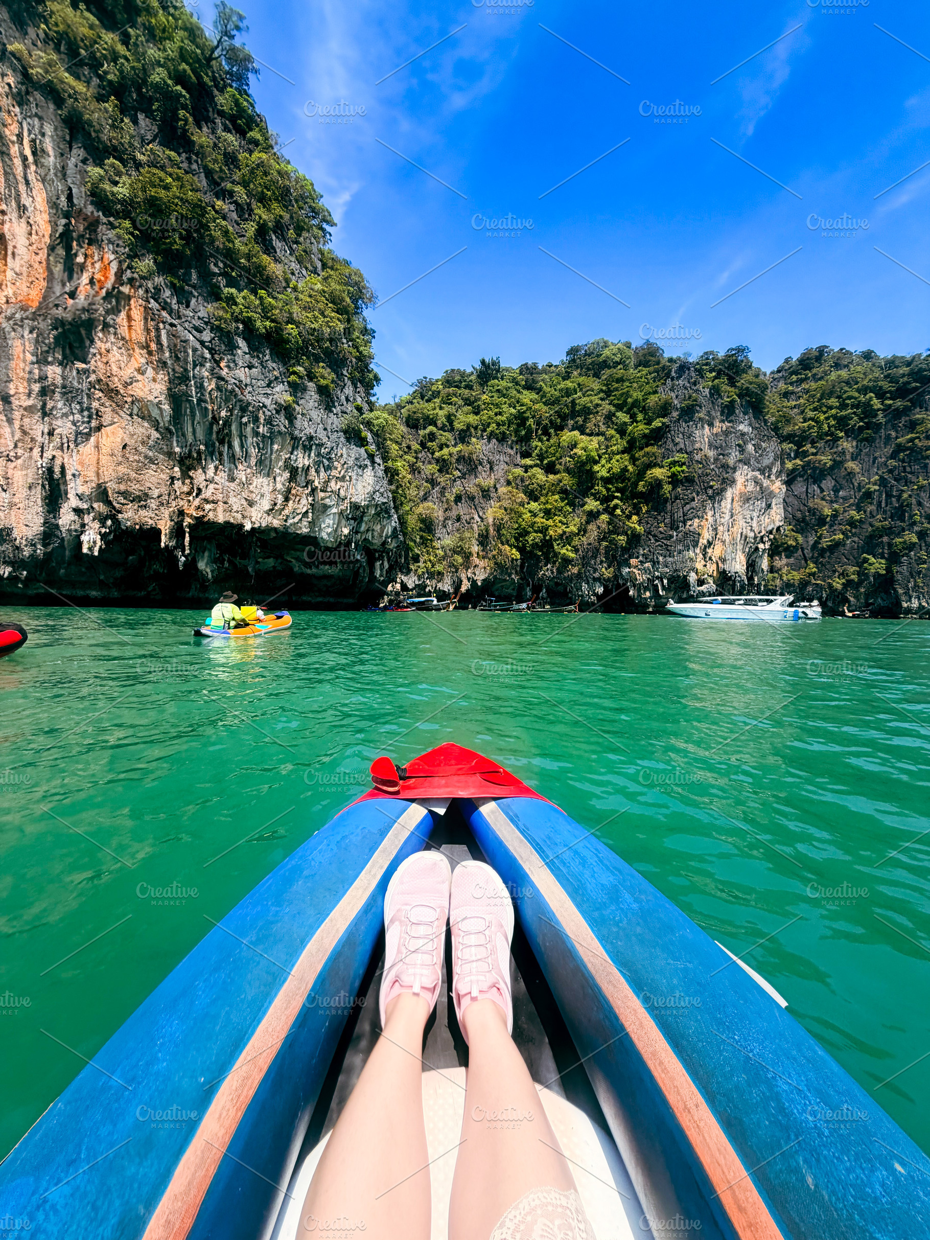 A young woman enjoys a tropical, a Nature Photo by AMMi