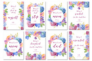 Baby Milestone Cards, flowers, a Card Template by fiolika (Thumbnail 4 of 6)