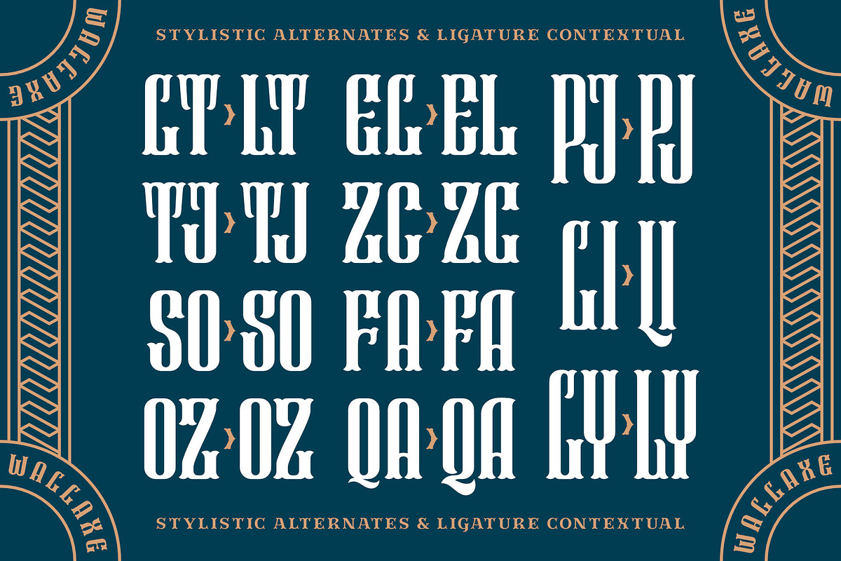 Wallaxe Extra Condensed, a Slab Serif Font by Nocturnal Workspace (Photo 8 of 9)