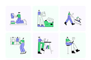 People & Places Illustration Bundle, a Person Illustration by Creative Stall (Thumbnail 14 of 22)
