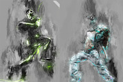 Digital brush art photoshop action, an Action Add-On by Shovajit (Thumbnail 6 of 8)
