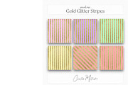 Gold Glitter Stripes Digital Paper, a Texture Graphic by Creative Matrix82 (Thumbnail 6 of 6)